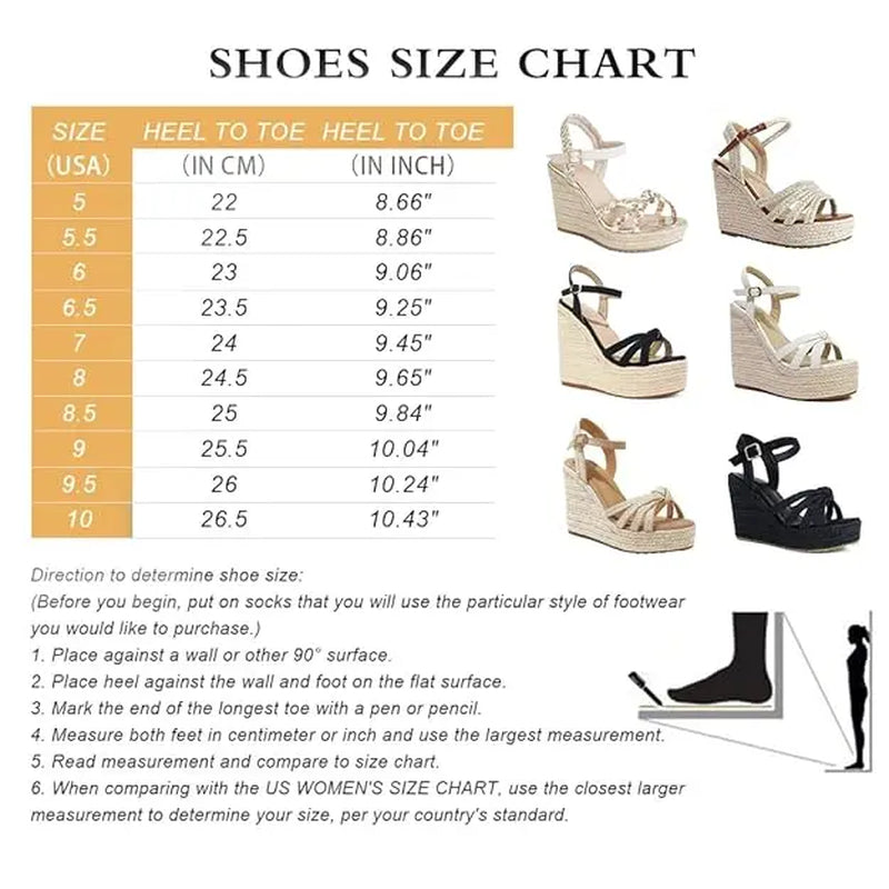 Sandals for Women, Platform Ankle Strap Womens Sandals Open Toe Espadrille Wedge Sandals for Women Concise Casual Summer Womens Shoes High Heels Fashion Footwear Classy