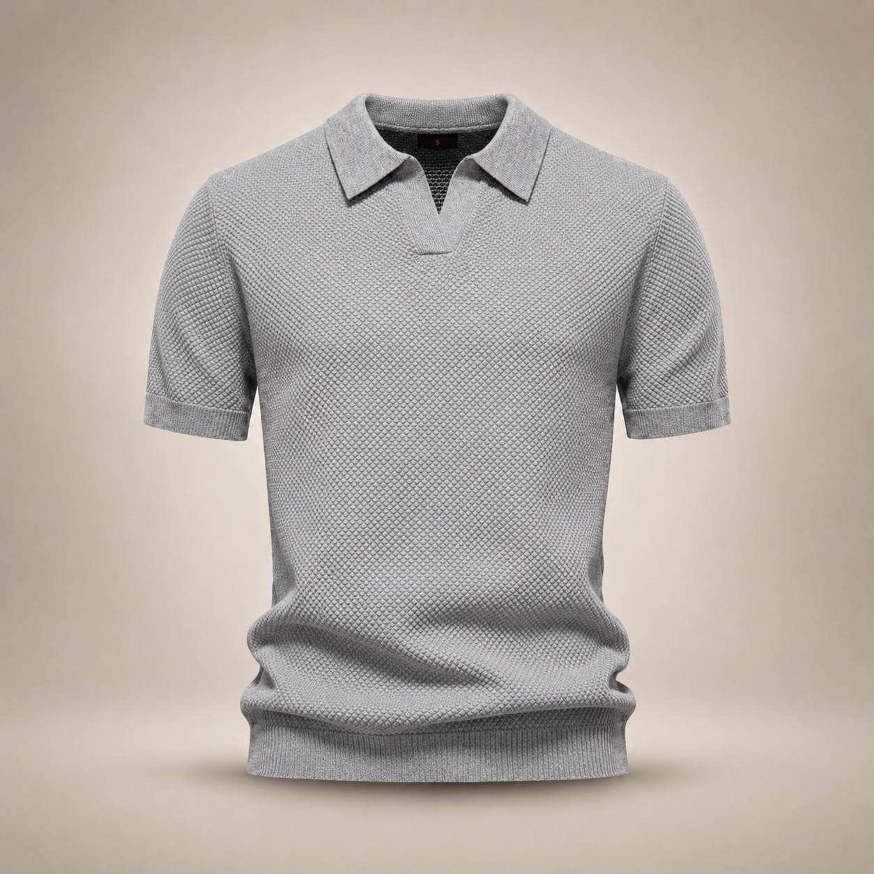 Kensington | Textured Knit Polo Shirt