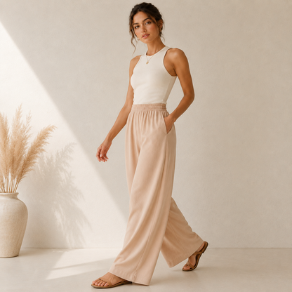 Amara | Relaxed Wide-Leg Trousers