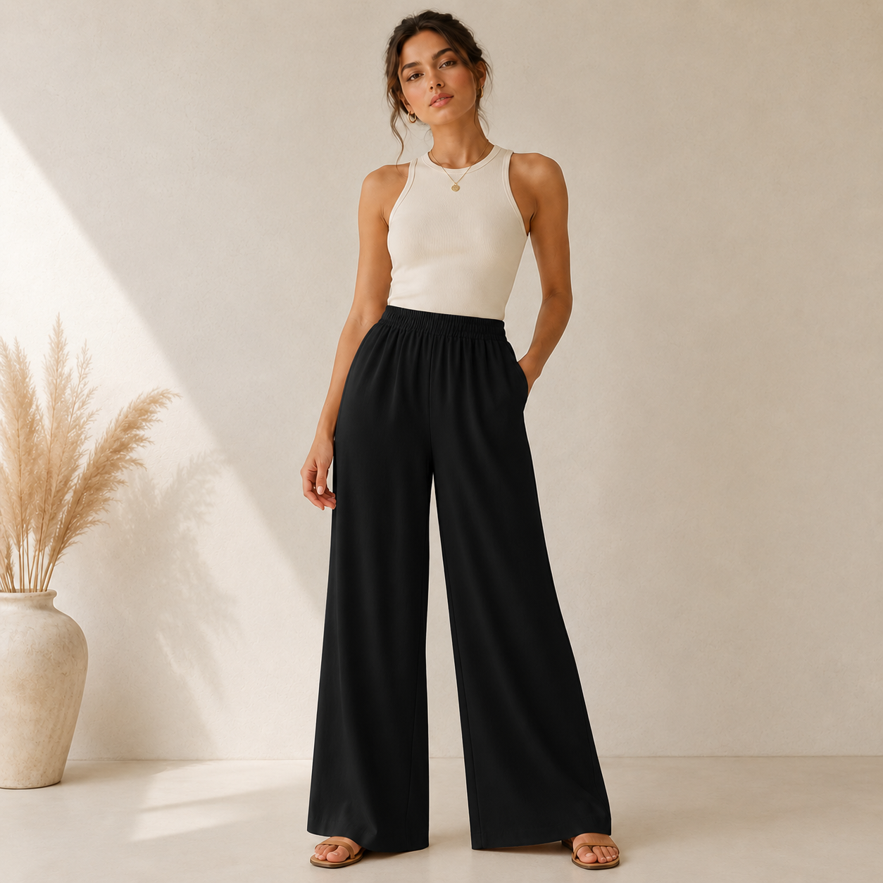 Amara | Relaxed Wide-Leg Trousers