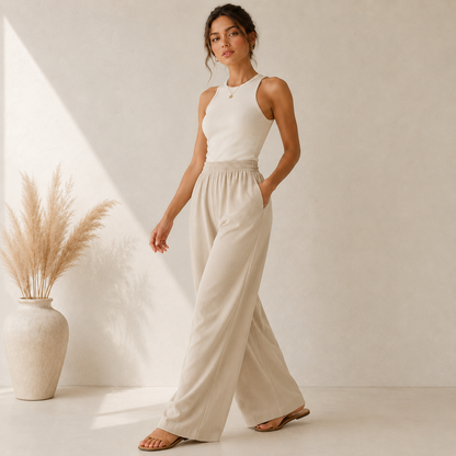 Amara | Relaxed Wide-Leg Trousers